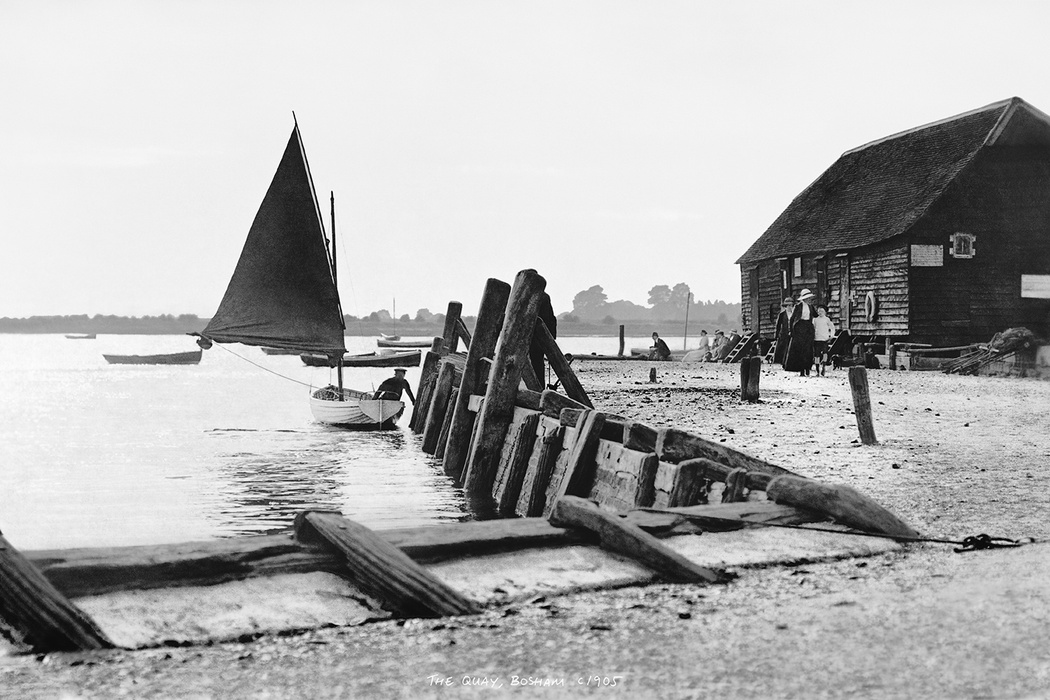 The Quay, Bosham, Sussex, England c1905