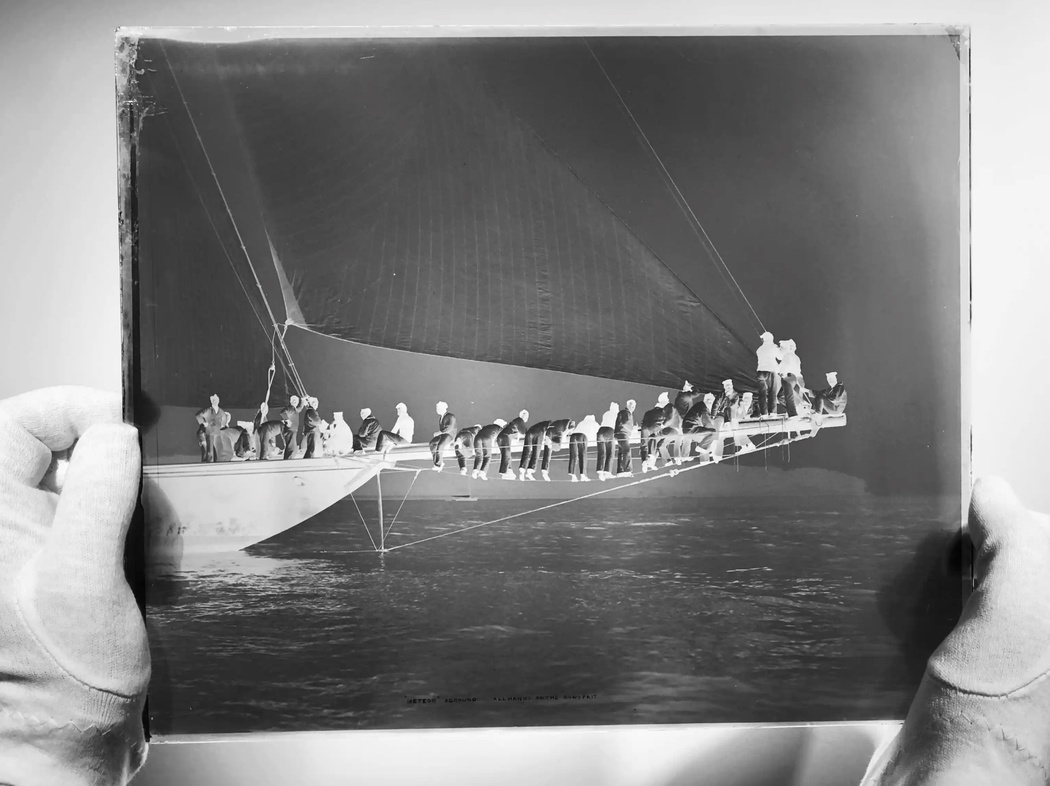 Printing From Beken Of Cowes Glass Plate Negatives