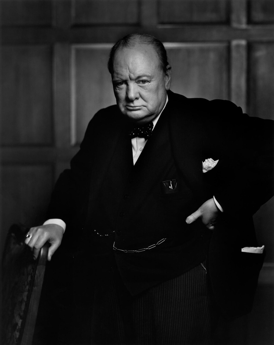 The Roaring Lion, Winston Churchill, 1941 by Yousuf Karsh (1908-2002)