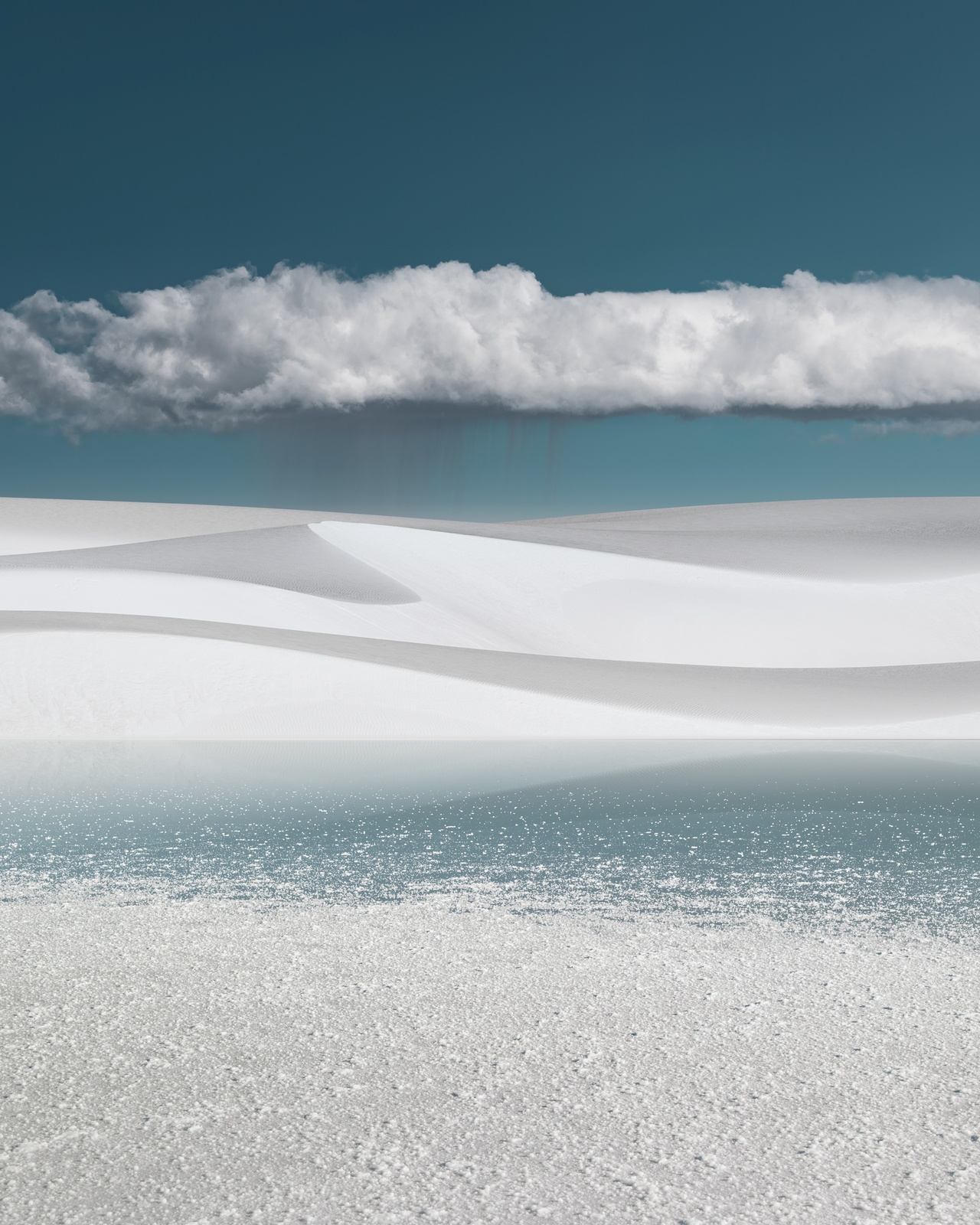 Benjamin Everett, Salt Flats Floating Sands, American West, 2019
