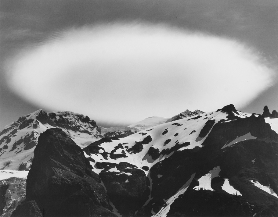Bob Kolbrener, Cloud over Mt. Rainier, Washington, 1976