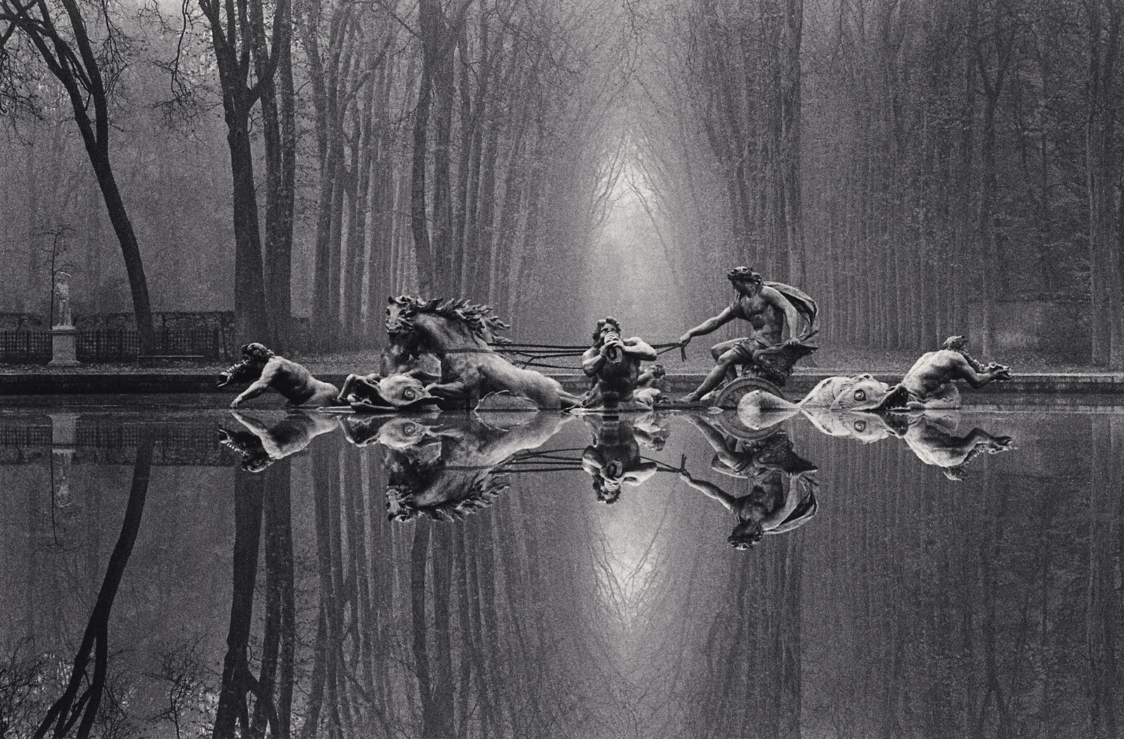 Michael Kenna, Chariot Of Apollo, Study 1, Versailles, France, 1988