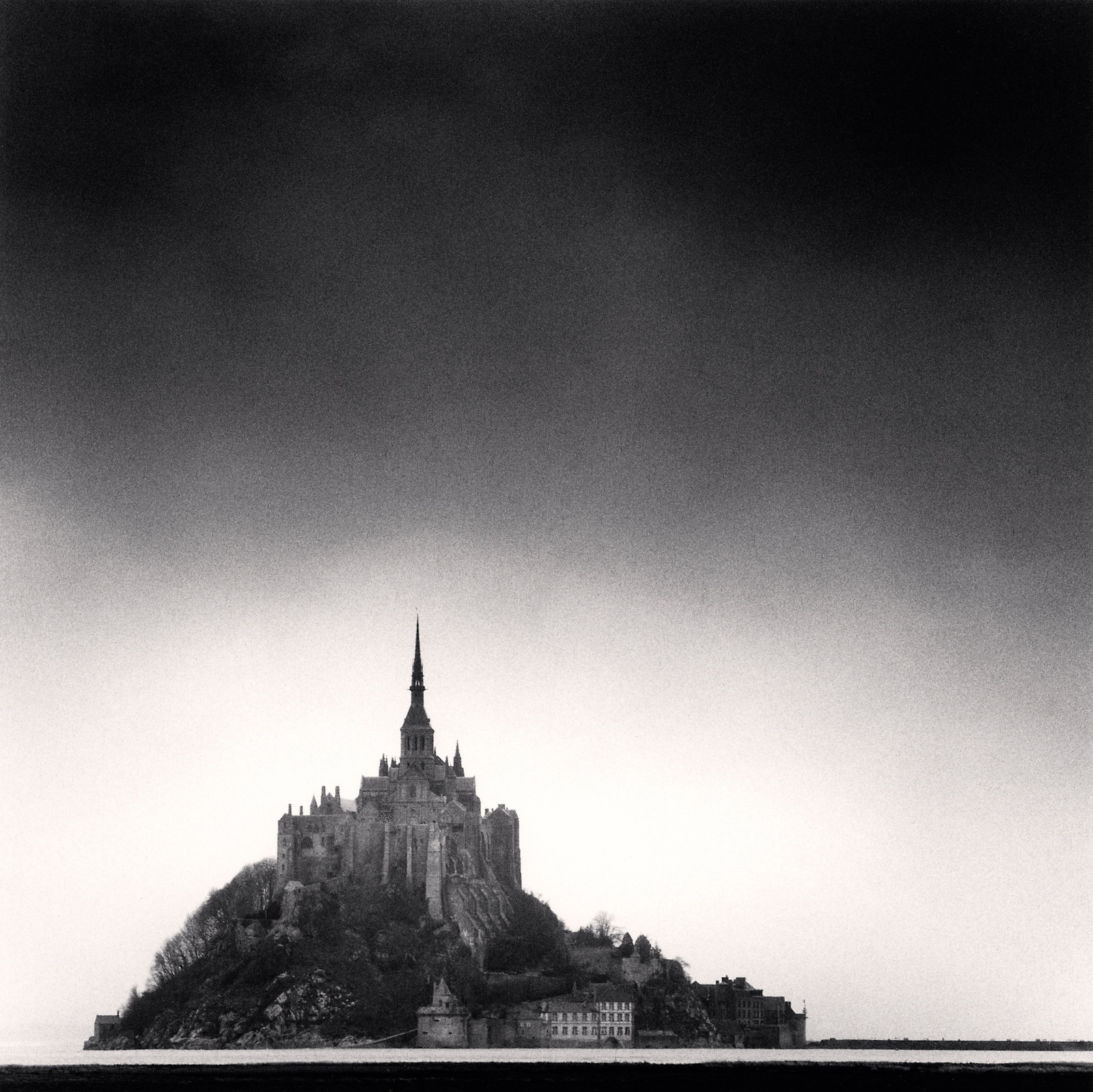 Michael Kenna, Mont St. Michel, Normandy, France, 1991