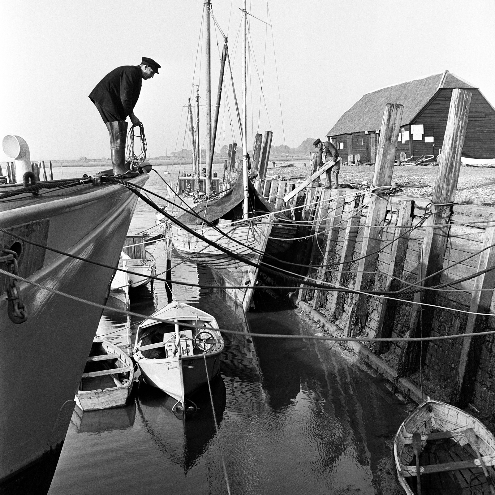 Unknown Artist, Bosham Quay, Study 1, 1948