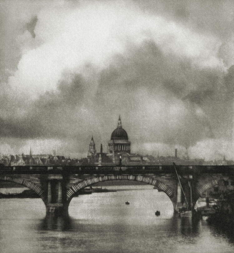 Alvin Langdon Coburn, St. Paul's Cathedral From The River, London, 1909