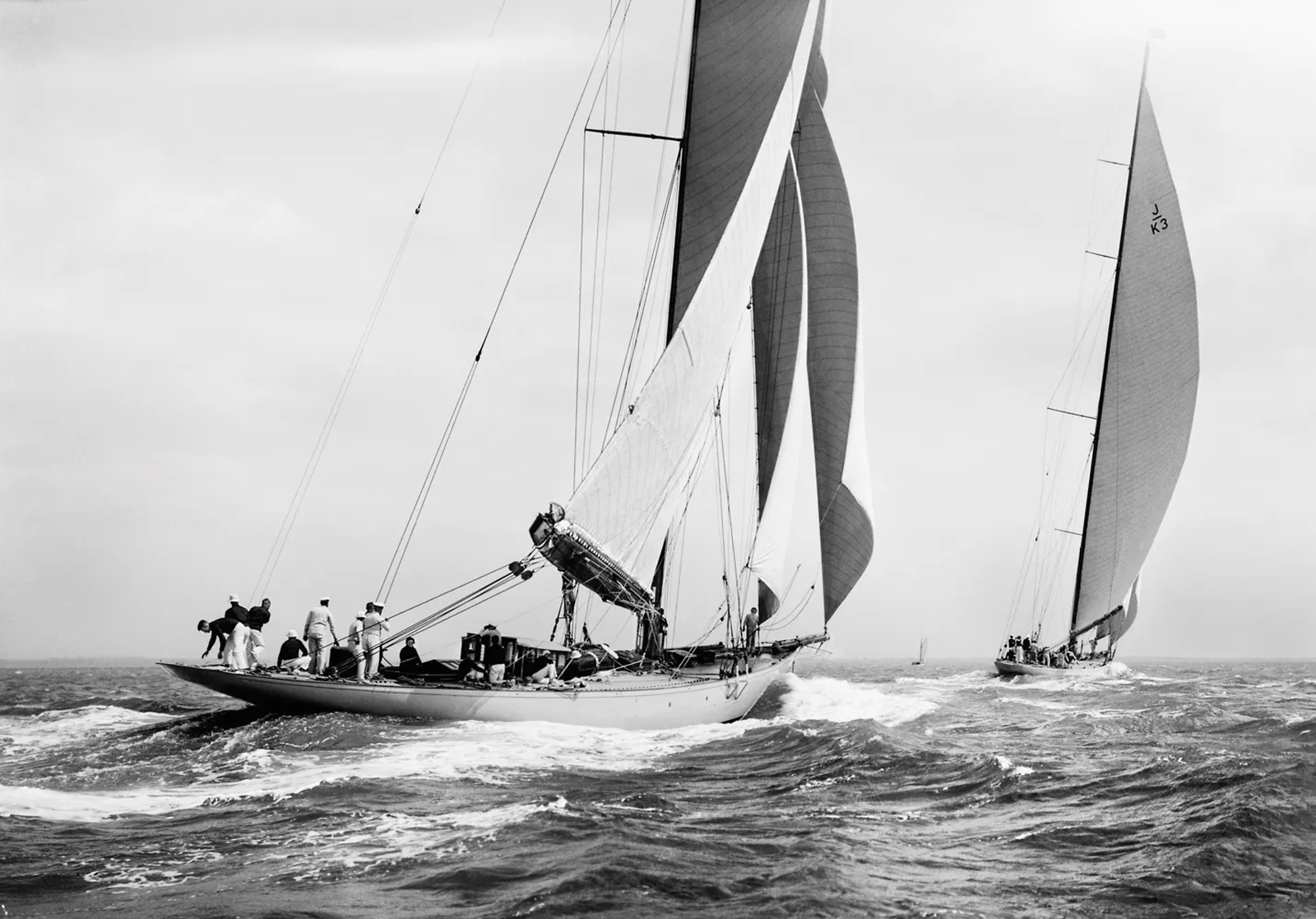 Beken Of Cowes Archive, Sailing Yacht Astra & Shamrock IV, 1934