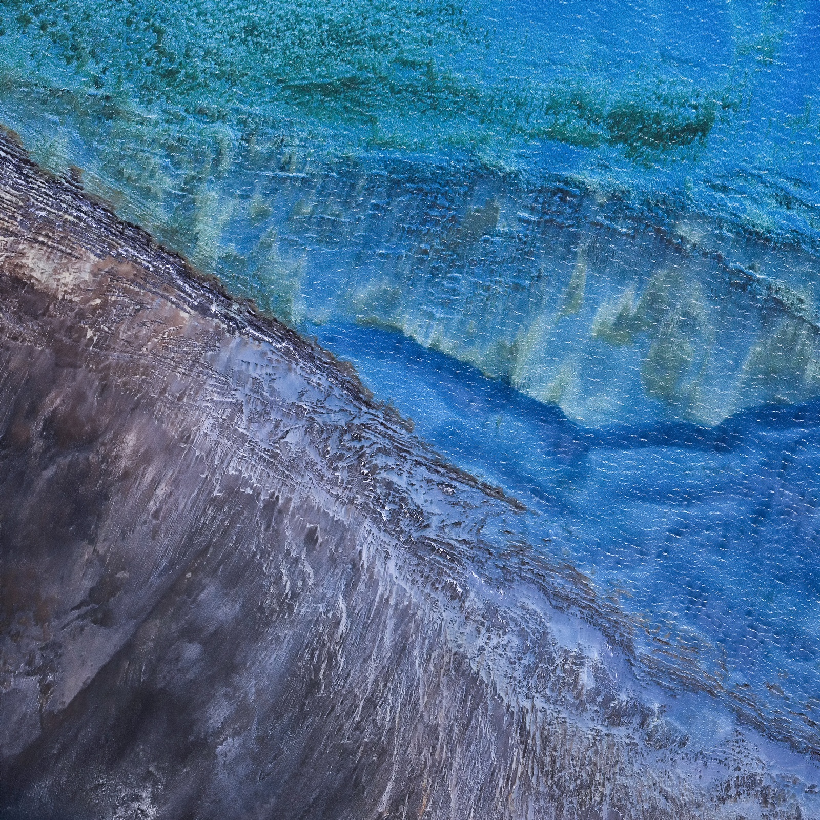 Yi Sun, Flow Study 3, Shark Bay, Western Australia, 2017