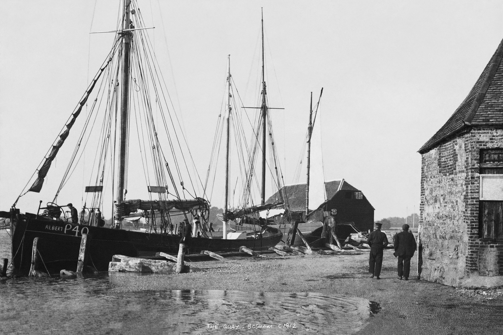 Bosham Gallery Archive, The Quay, Bosham, England c1912