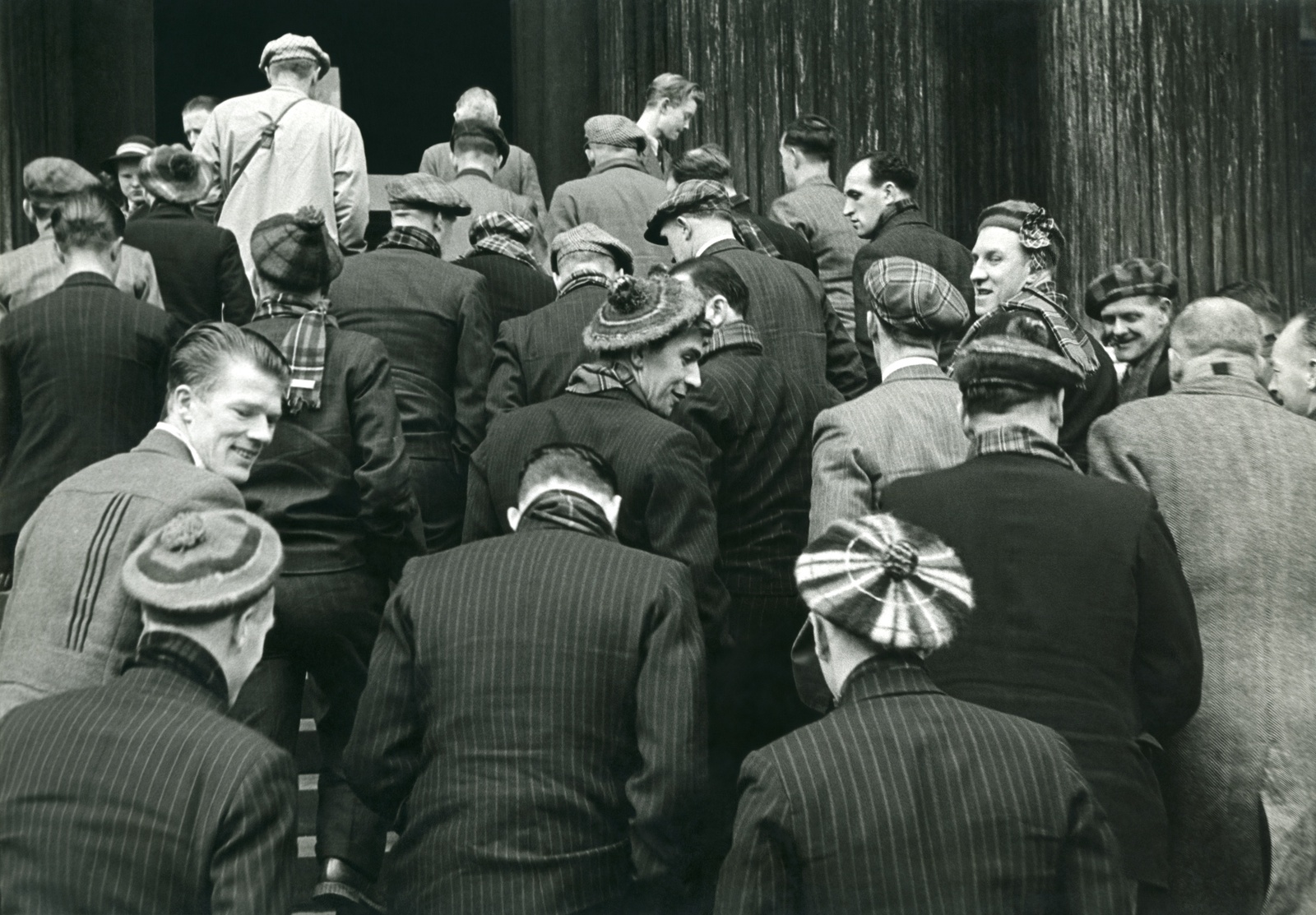 Henri Cartier-Bresson, Scottish Football Supporters Visiting St. Paul's Cathedral, London, 1951