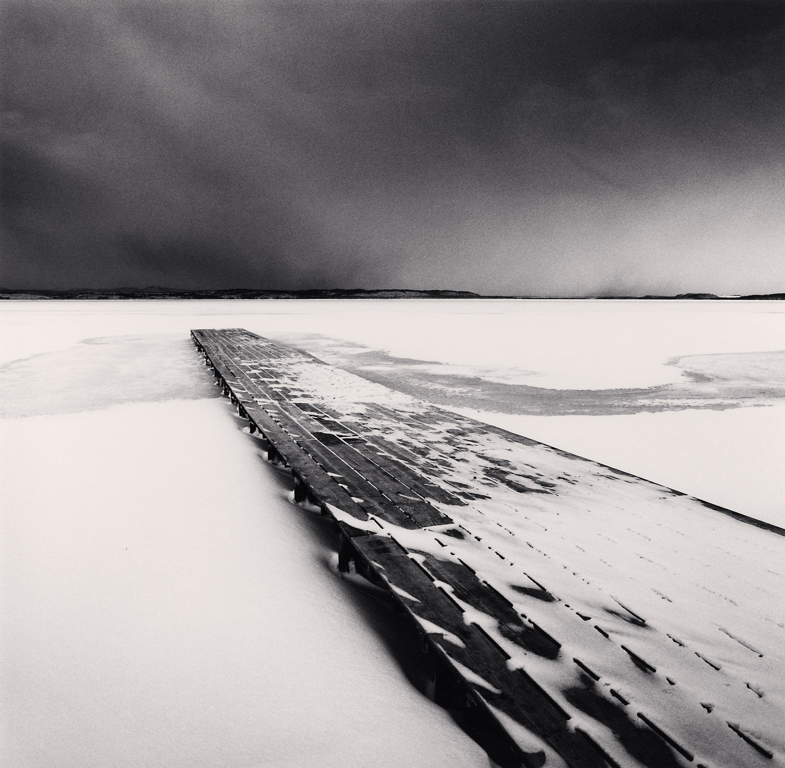 Michael Kenna, Stark Outlook, Kucharo Lake, Hokkaido, Japan, 2004