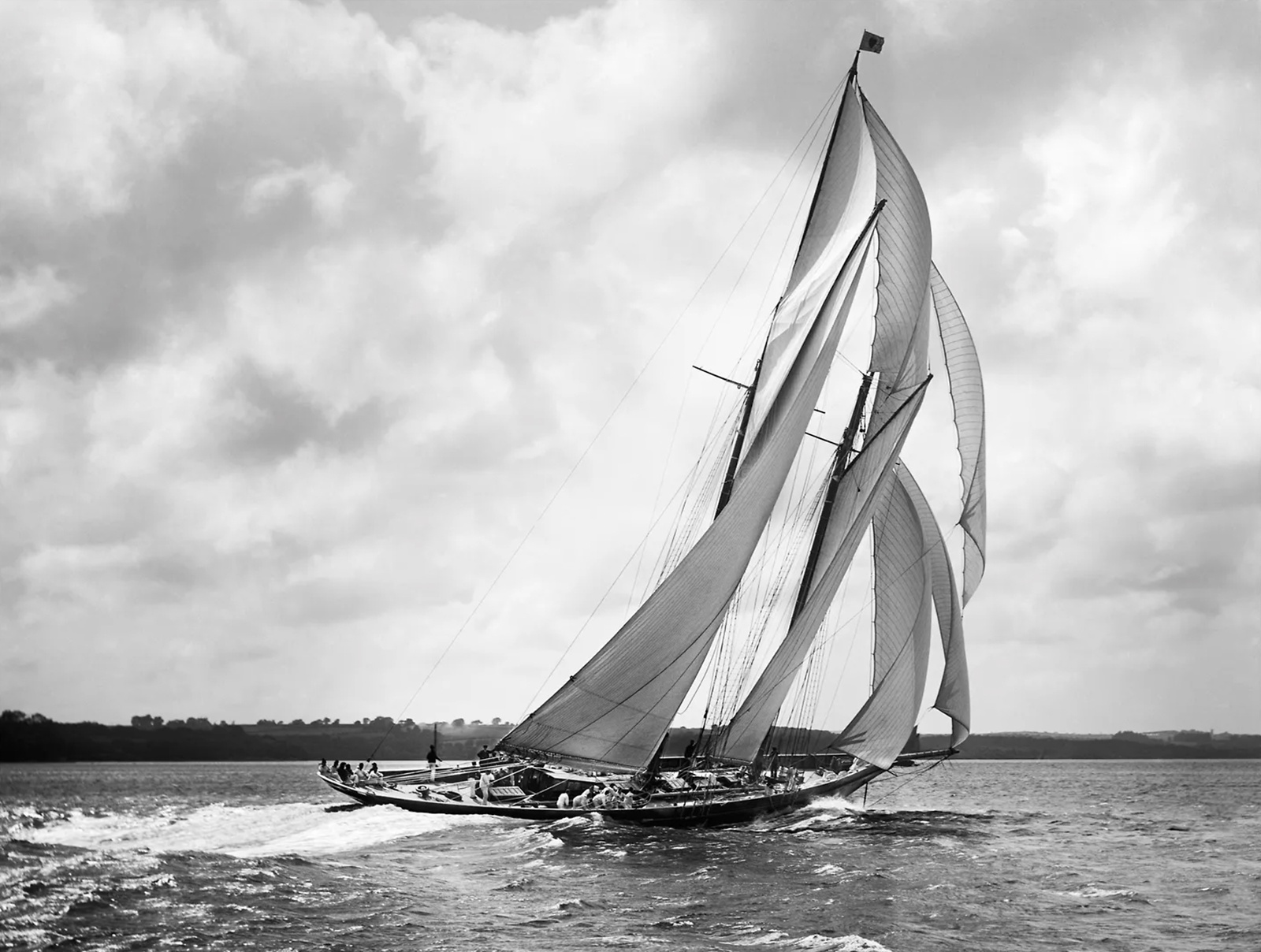Beken Of Cowes Archive, Sailing Yacht Rainbow, 1898