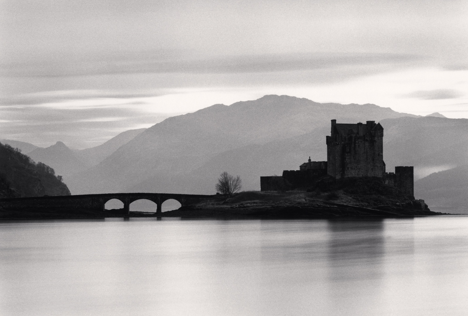 Michael Kenna, Eilean Donan Castle, Loch Duich, Scotland, 1991