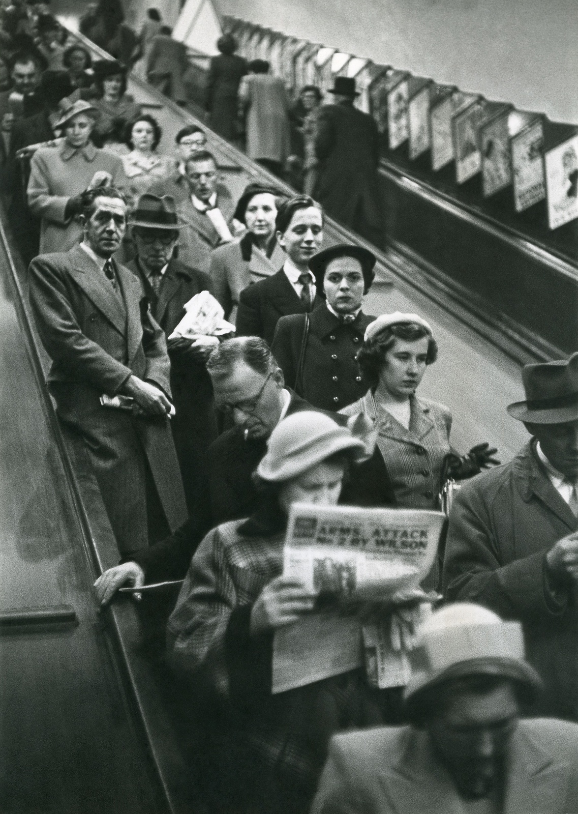 Henri Cartier-Bresson, Rush Hour At Piccadilly Circus, London , 1951