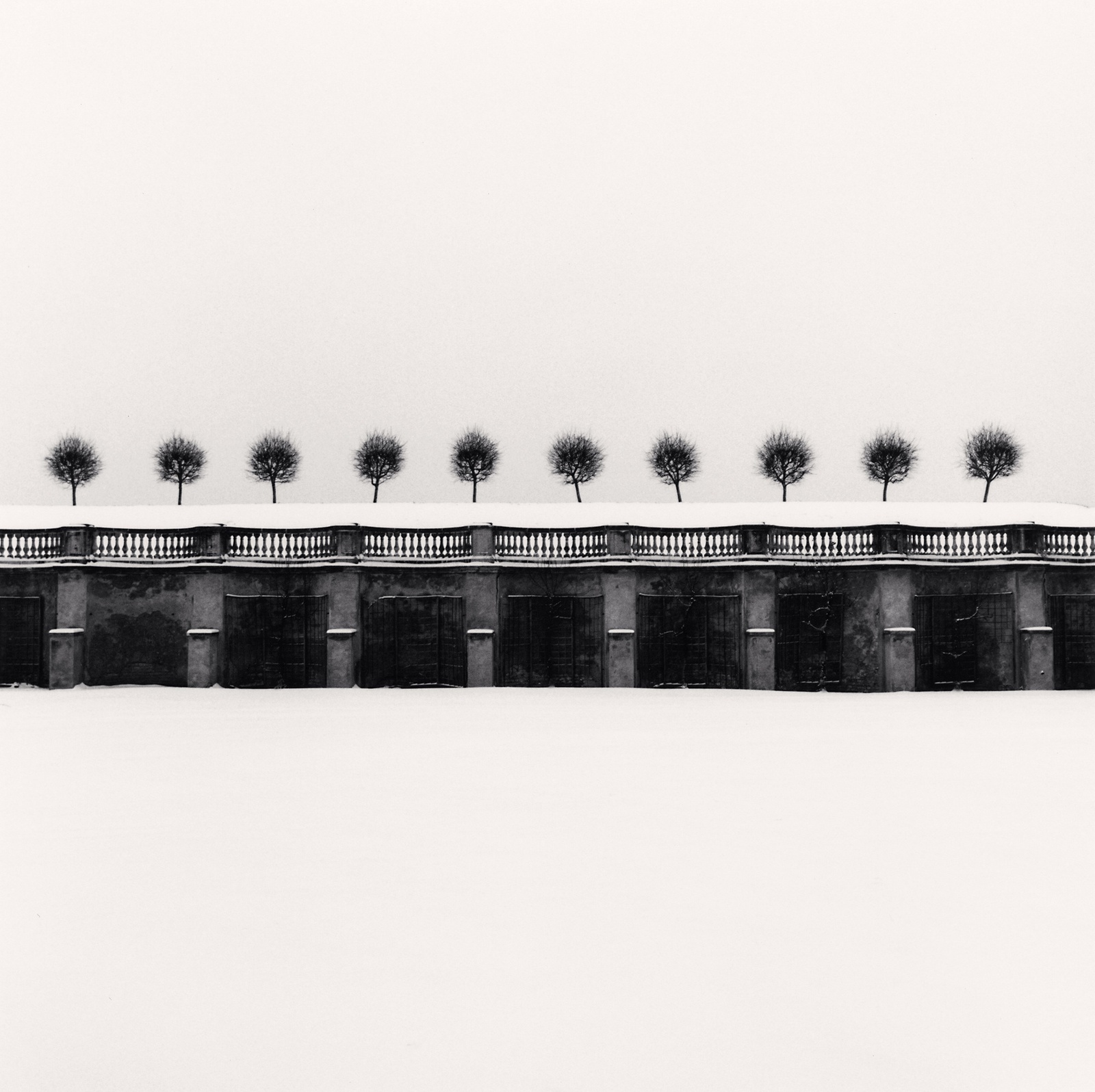 Michael Kenna, Ten Trees, Peterhof, Russia, 1999