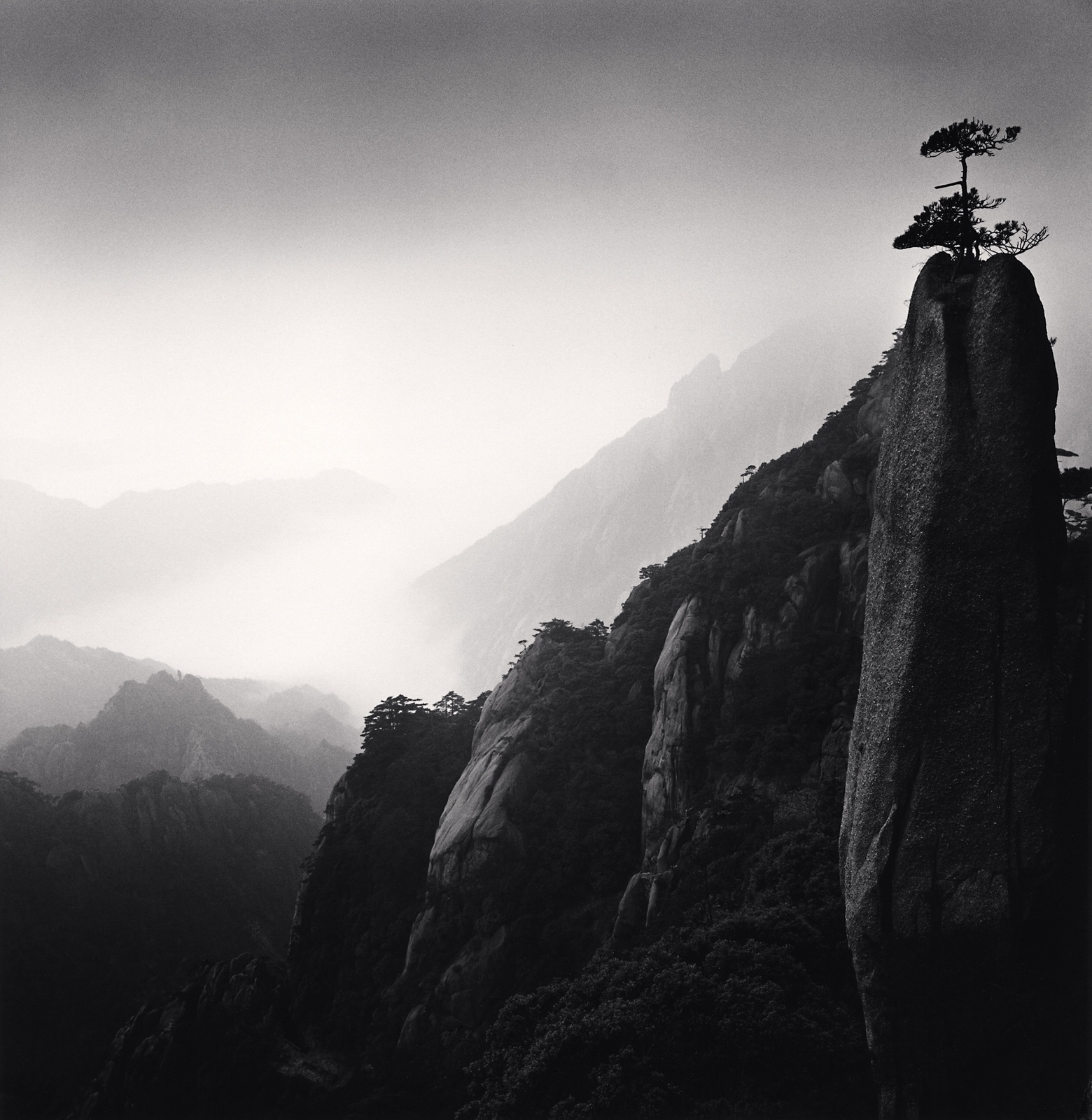Michael Kenna, Huangshan Mountains Study 25, Anhui, China, 2009