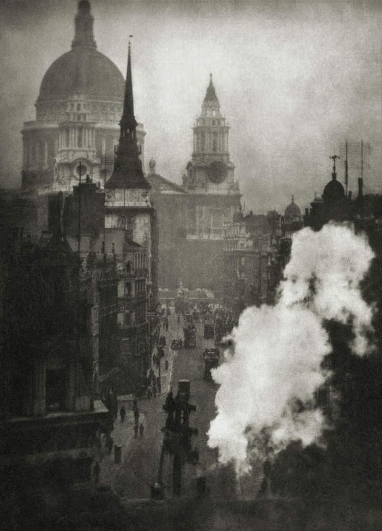 Alvin Langdon Coburn, St. Paul's Cathedral From Ludgate Circus, London, 1909