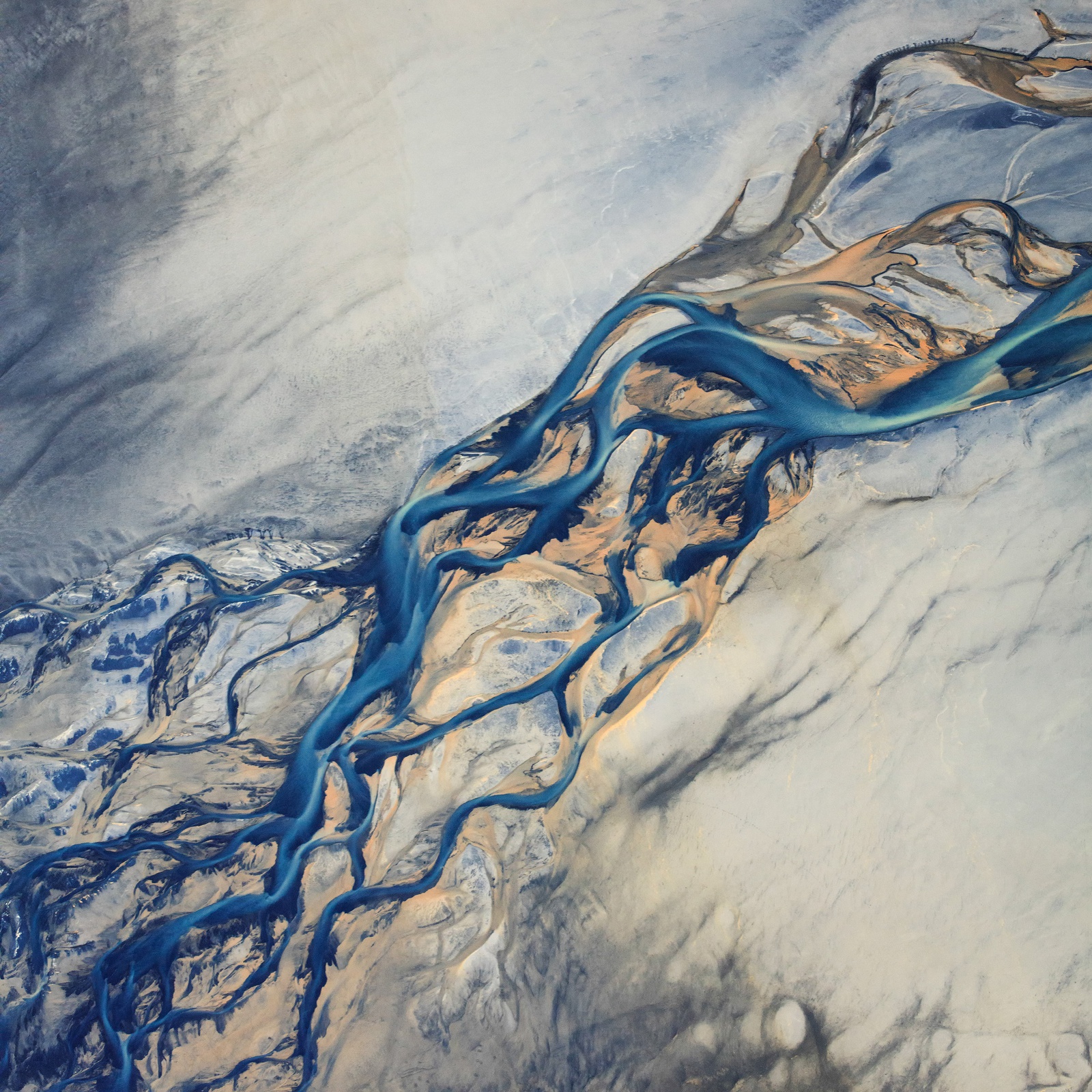 Yi Sun, Glacial Rivers Study 11, Iceland, 2019