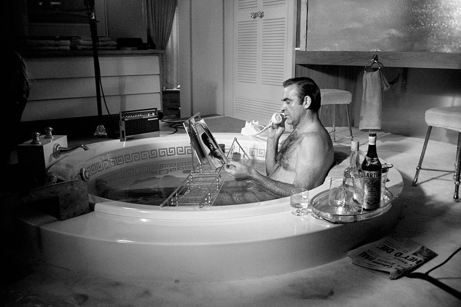 Terry O'Neill, Sean Connery As James Bond During The Filming Of ‘Diamonds Are Forever’, 1971