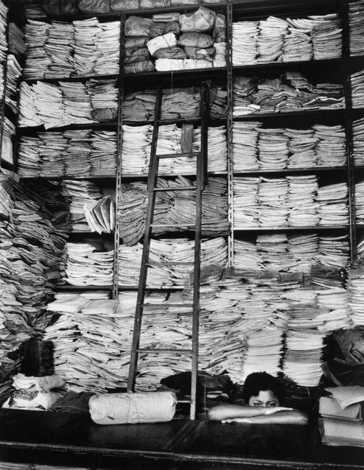 Alfred Eisenstaedt, Fabric Shop In Quayaquil Ecuador, 1958