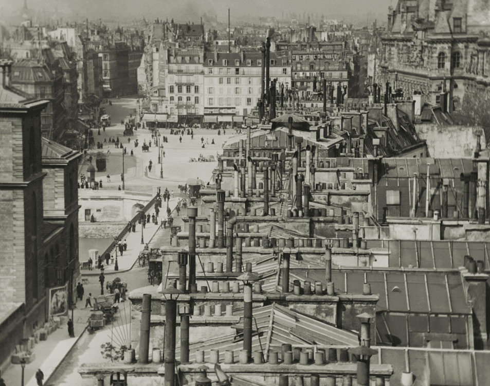 Alvin Langdon Coburn, Roofs, Paris, 1913