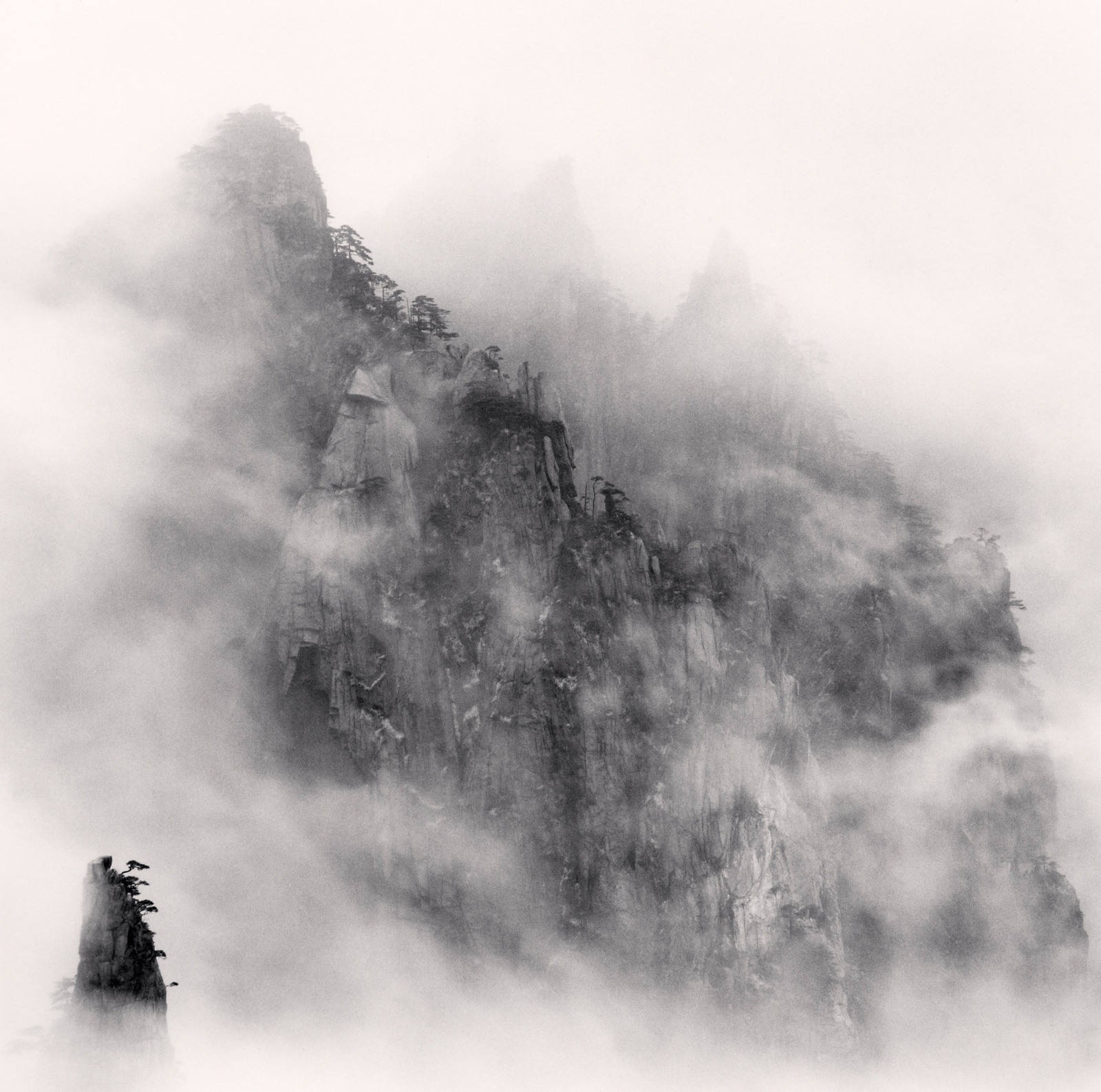 Michael Kenna, Huangshan Mountains, Study 1, Anhui, China, 2008 