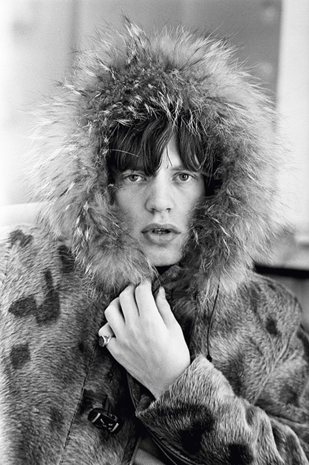 Terry O'Neill, Mick Jagger in a Fur Parka, London, 1964