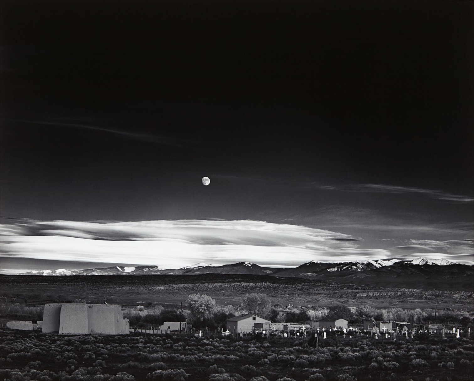 Moonrise, Hernandez, New Mexico, 1941