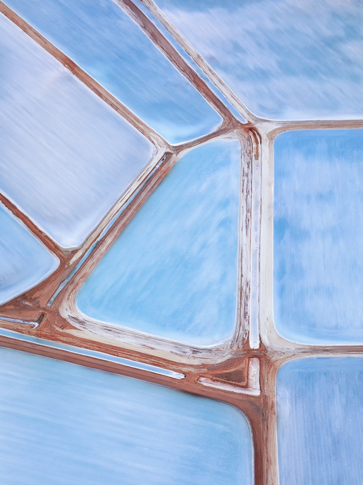 Yi Sun, Blue Geometry Study 3, Western Australia, 2017