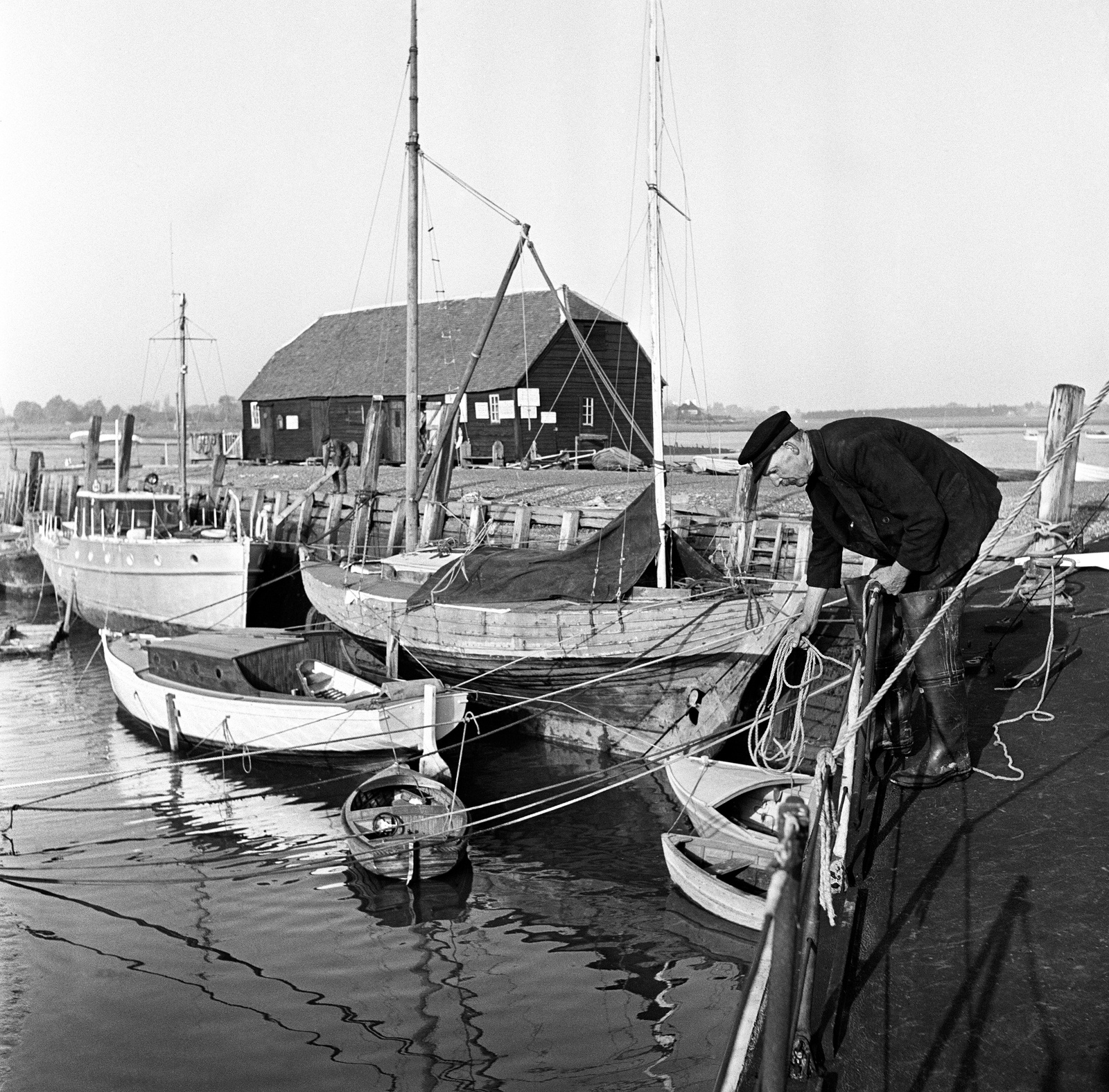 Unknown Artist, Bosham Quay, Study 2, 1948