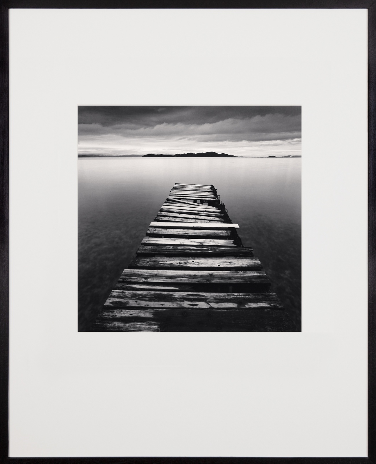 Michael Kenna, Crumbling Boardwalk, Shiga, Honshu, Japan, 2003