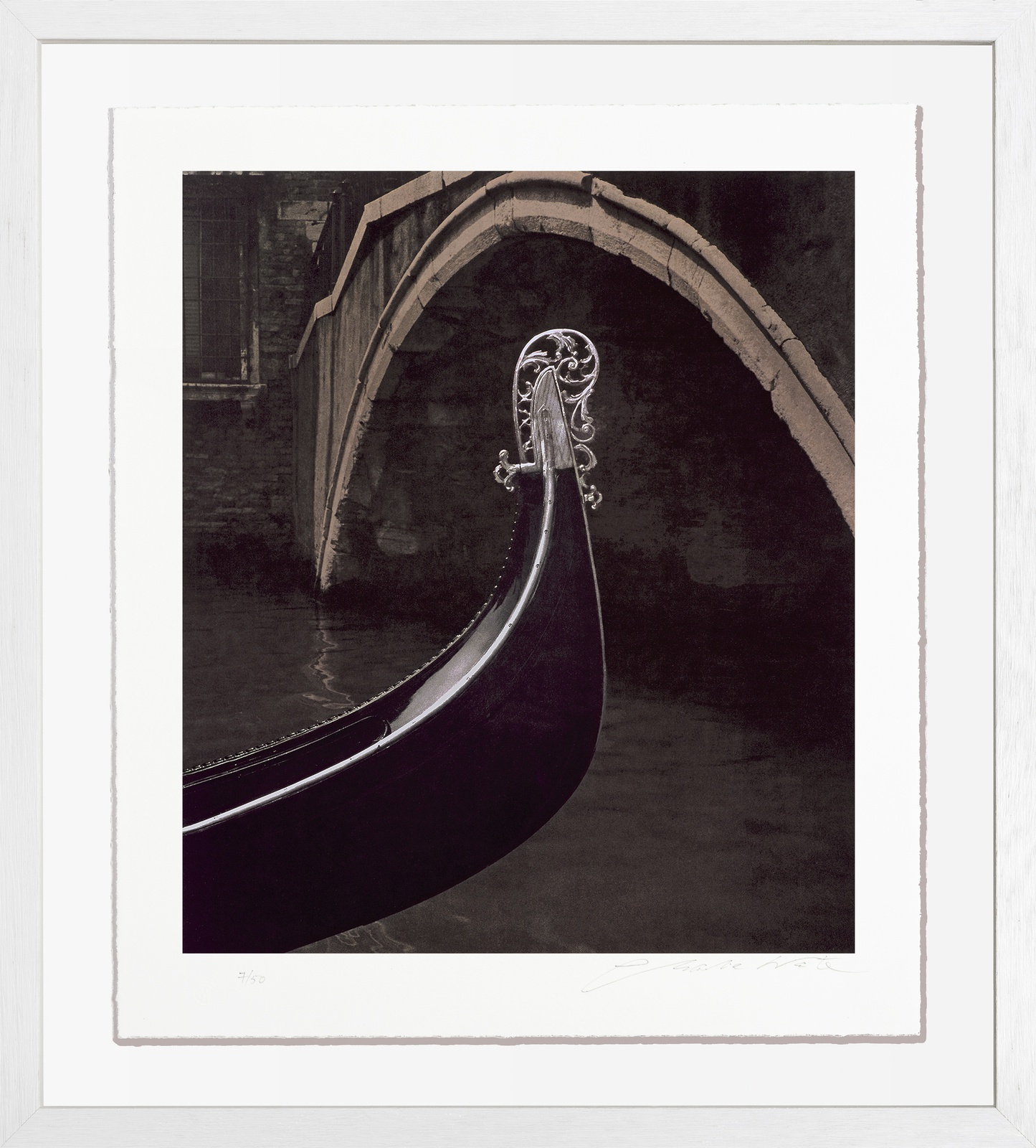 Charlie Waite, Gondola, Venice, Italy, 1989