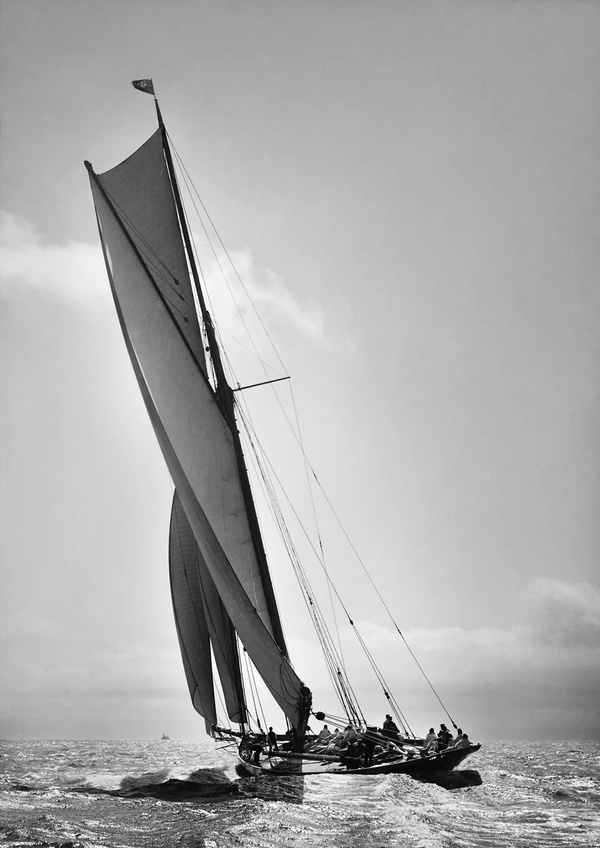 Prince Of Wales Sailing Yacht Britannia, August 1894 by Alfred John West