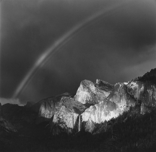 Bob Kolbrener, Rainbow Bridalveil Fall, Yosemite National Park, 1987