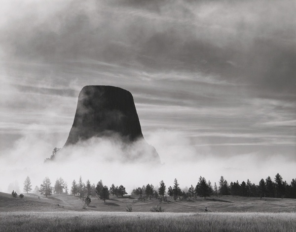 Bob Kolbrener, Rising Fog, Devils Tower National Monument, Wyoming, 1988
