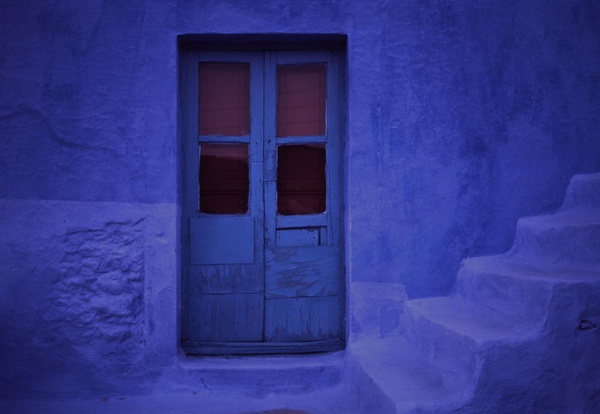 Jeffrey Becom, Blue Steps, Kalymnos, Greece, 1987