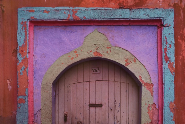 Jeffrey Becom, Decorated Door, Tiznit, Morocco, 1987