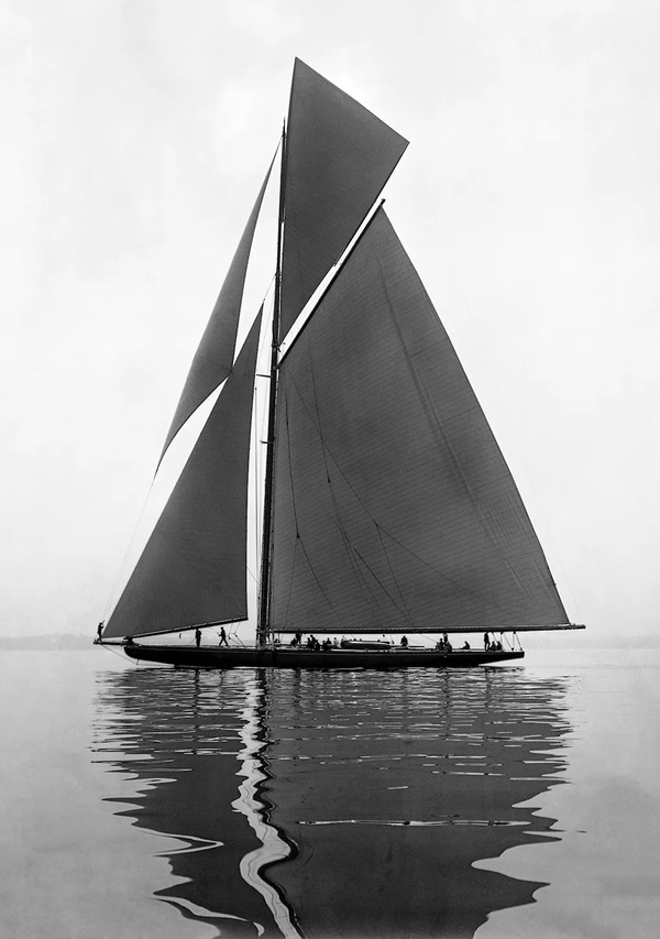 Beken Of Cowes Archive, Sailing Yacht Shamrock IV, August, 1914