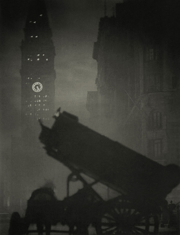 Alvin Langdon Coburn, The Coal Cart And The Tower, 1910