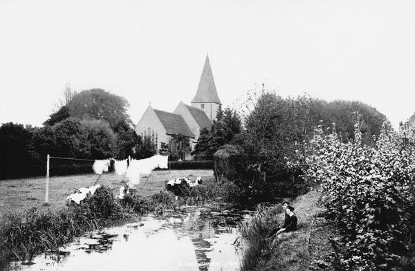 Bosham Gallery Archive, Bosham Church, Bosham, England c1900