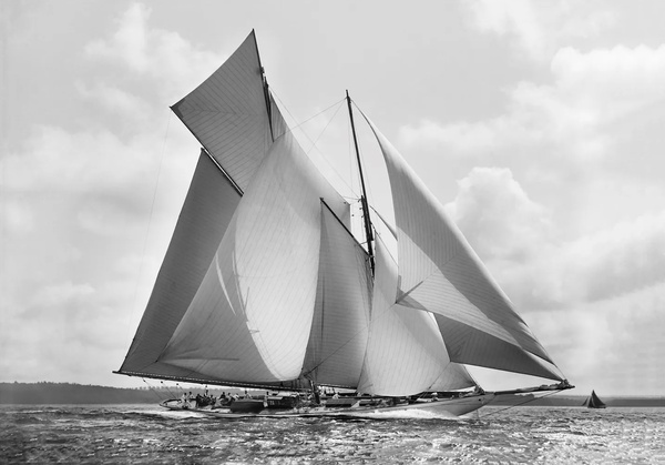 Beken Of Cowes Archive, Sailing Yacht Suzanne, 1910