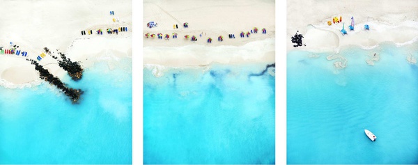 Tommy Clarke, Castaways Triptych, Antigua