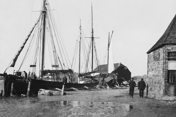 Bosham Gallery Archive, The Quay, Bosham, England c1912