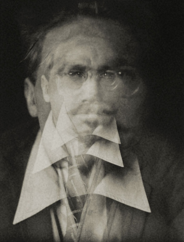 Alvin Langdon Coburn, Vortograph Of Ezra Pound Study 2, 1917
