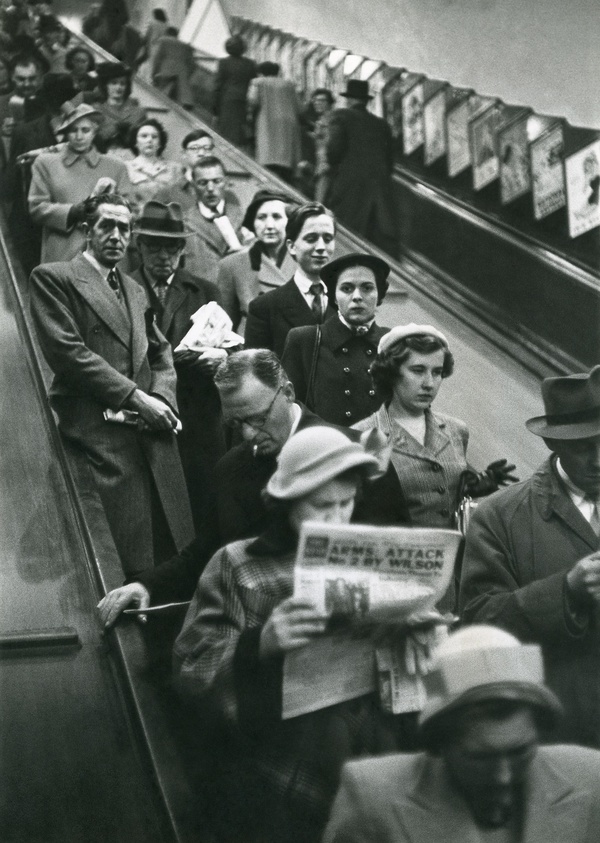 Henri Cartier-Bresson Rush Hour At Piccadilly Circus, London , 1951