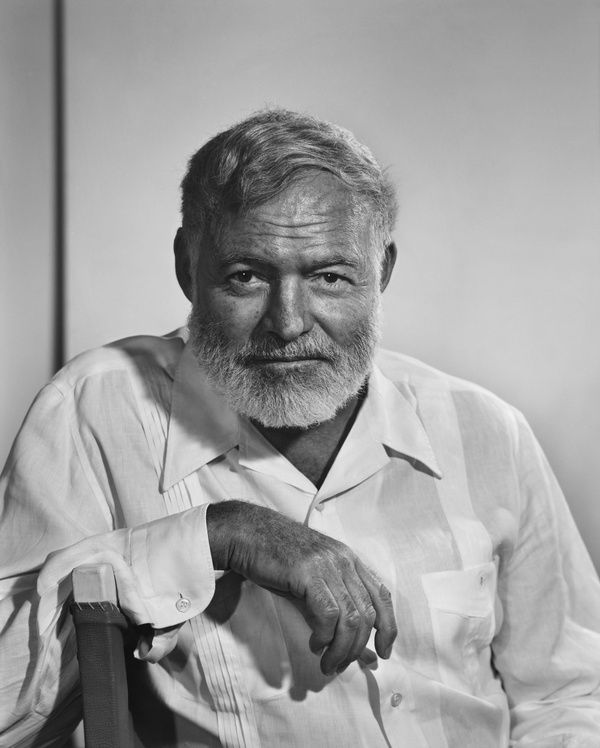 Yousuf Karsh, Ernest Hemingway, Study 2, 1957
