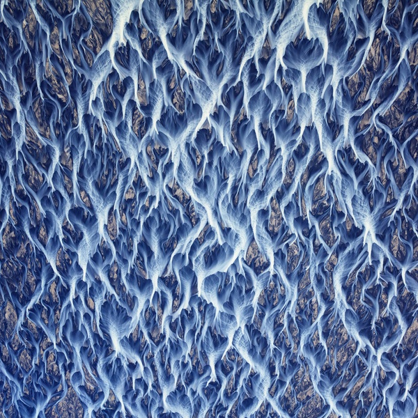 Yi Sun, Glacial Rivers Study 2, Iceland, 2019