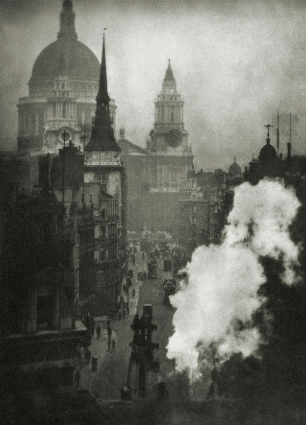 Alvin Langdon Coburn, St. Paul's Cathedral From Ludgate Circus, London, 1909