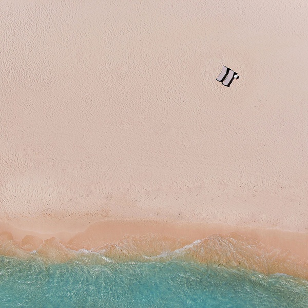 Tommy Clarke, Two Sunbeds, Cancun, 2014