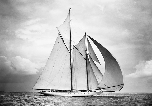 Beken Of Cowes Archive, Sailing Yacht Westward, August, 1930