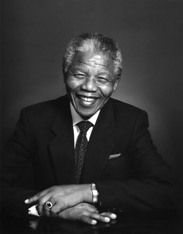 Yousuf Karsh, Nelson Mandela, Study 2, 1990